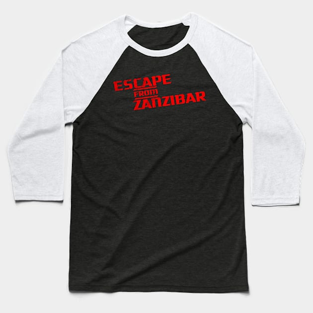 MGS - Escape From Zanzibar Baseball T-Shirt by kusanagi